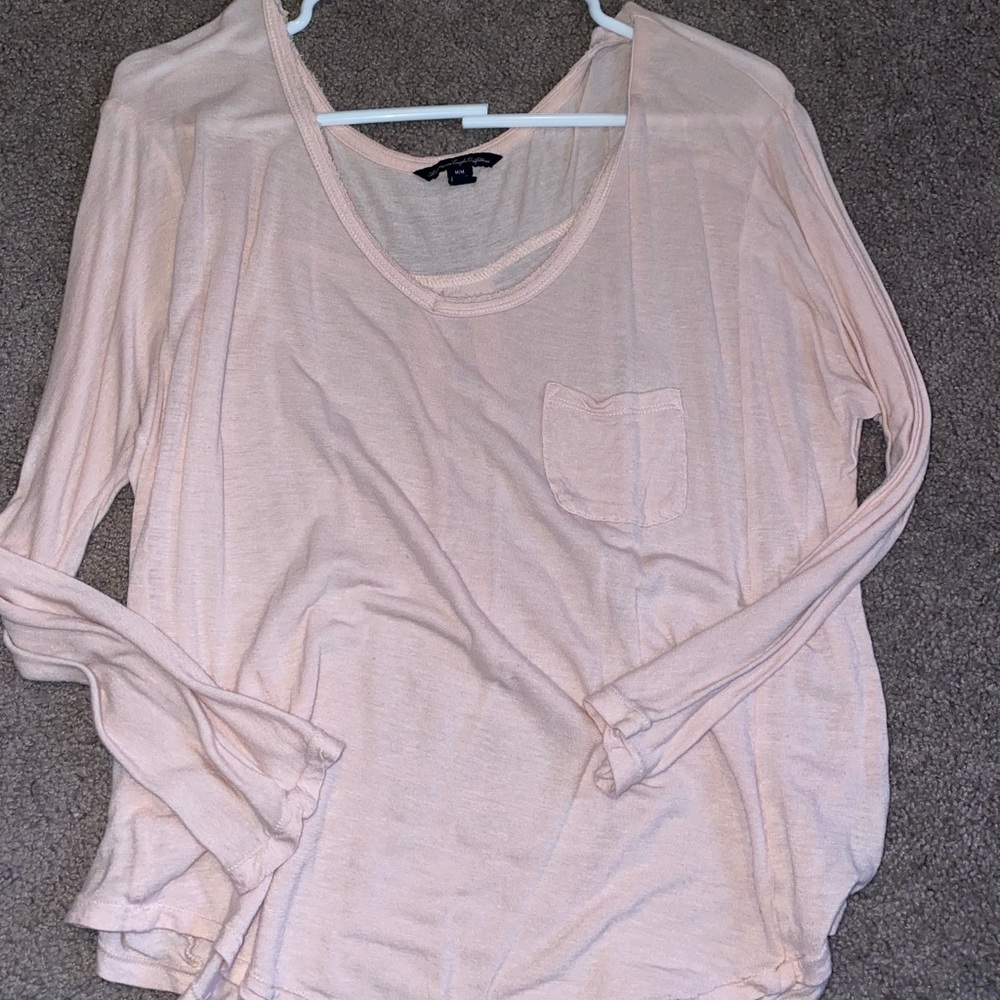 American Eagle pink long sleeve